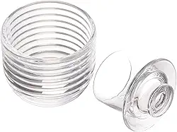 LYOR - Manteigueira Francesa de Vidro Colméia 9,5cm x 9,5cm x 8cm