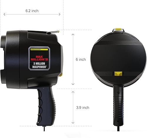 Miniatura 7 de 800-2301-0 Max Million III con foco de bombilla halógena de 12 V CC y cargador