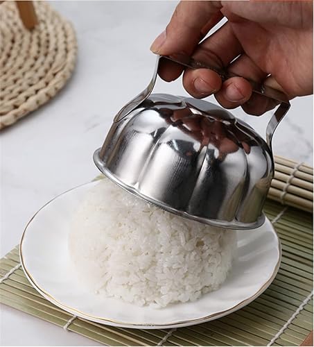 Stainless Steel Flower Petal Shape Fried Rice Press Mold &