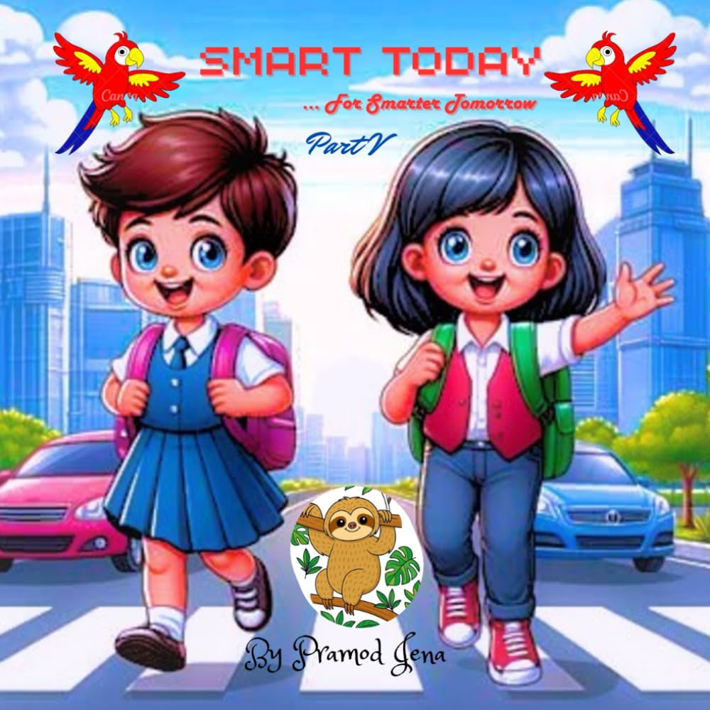 SMART TODAY For Smarter Tomorrow: Simple & Cute Coloring Book
