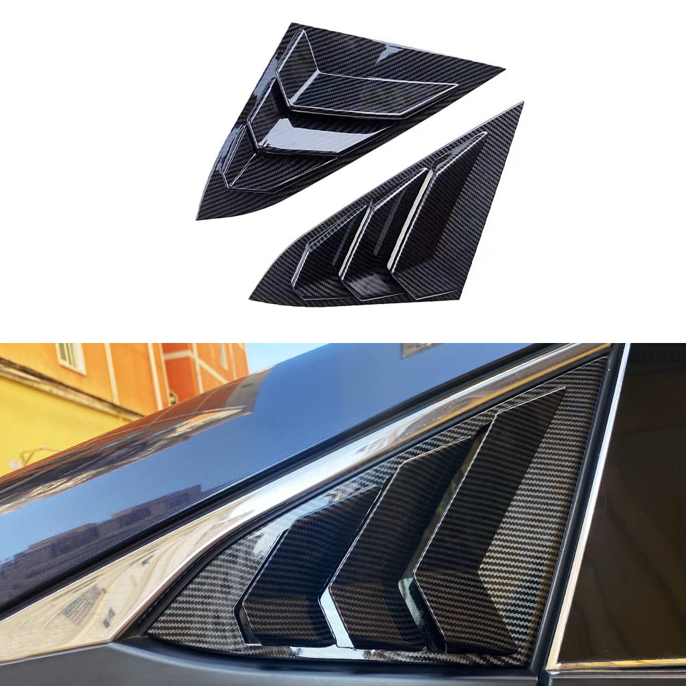 TKREENO for Honda 10th Gen Civic 2016-2021 Sedan Rear Side Window Louver