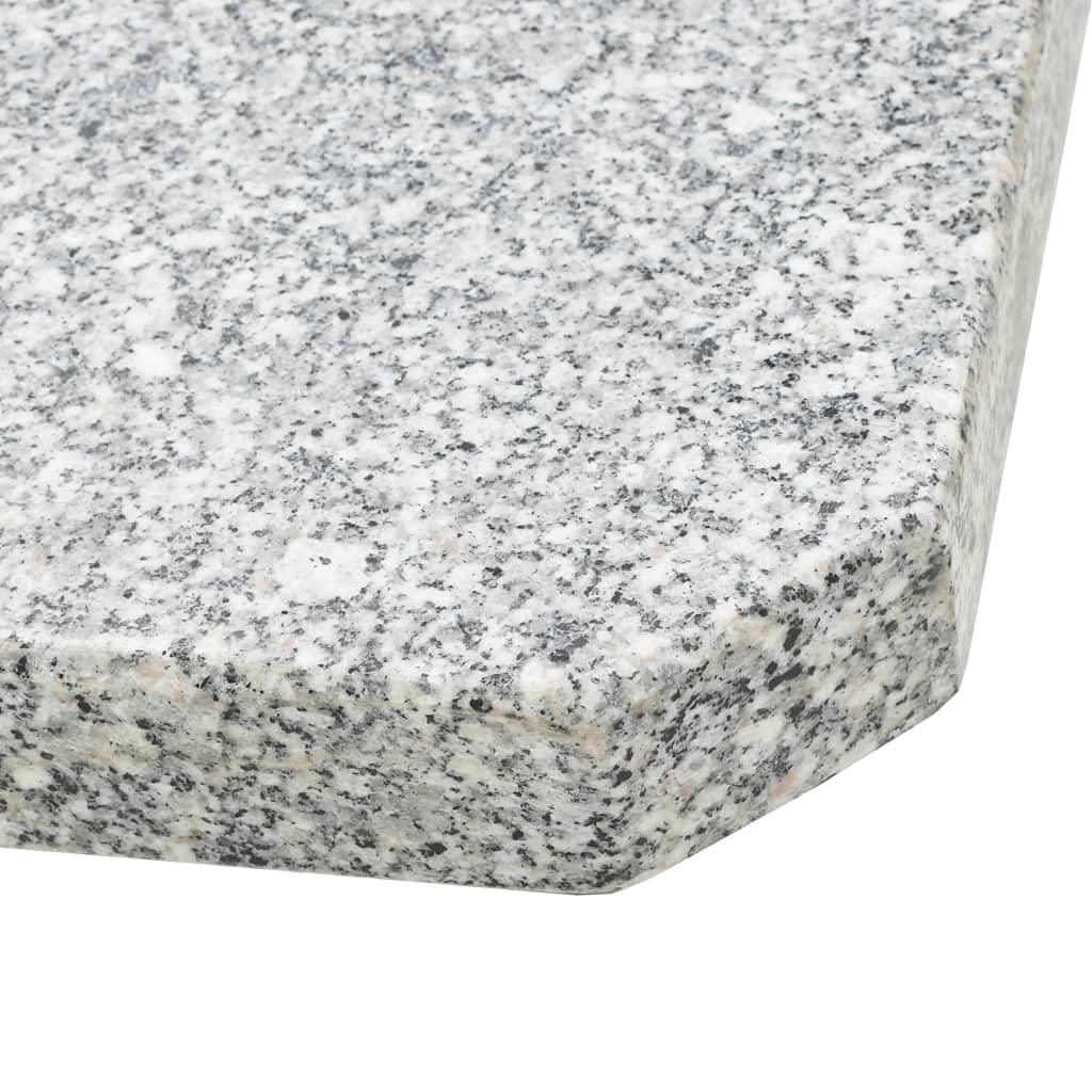 Générique Plaque de Poids carrée pour Parasol Granit 25 kg Gris, La Livraison Comprend 1 pièce de Plaque carrée, Accessoires pour parasols & voiles d'ombrage, Supports pour parasols