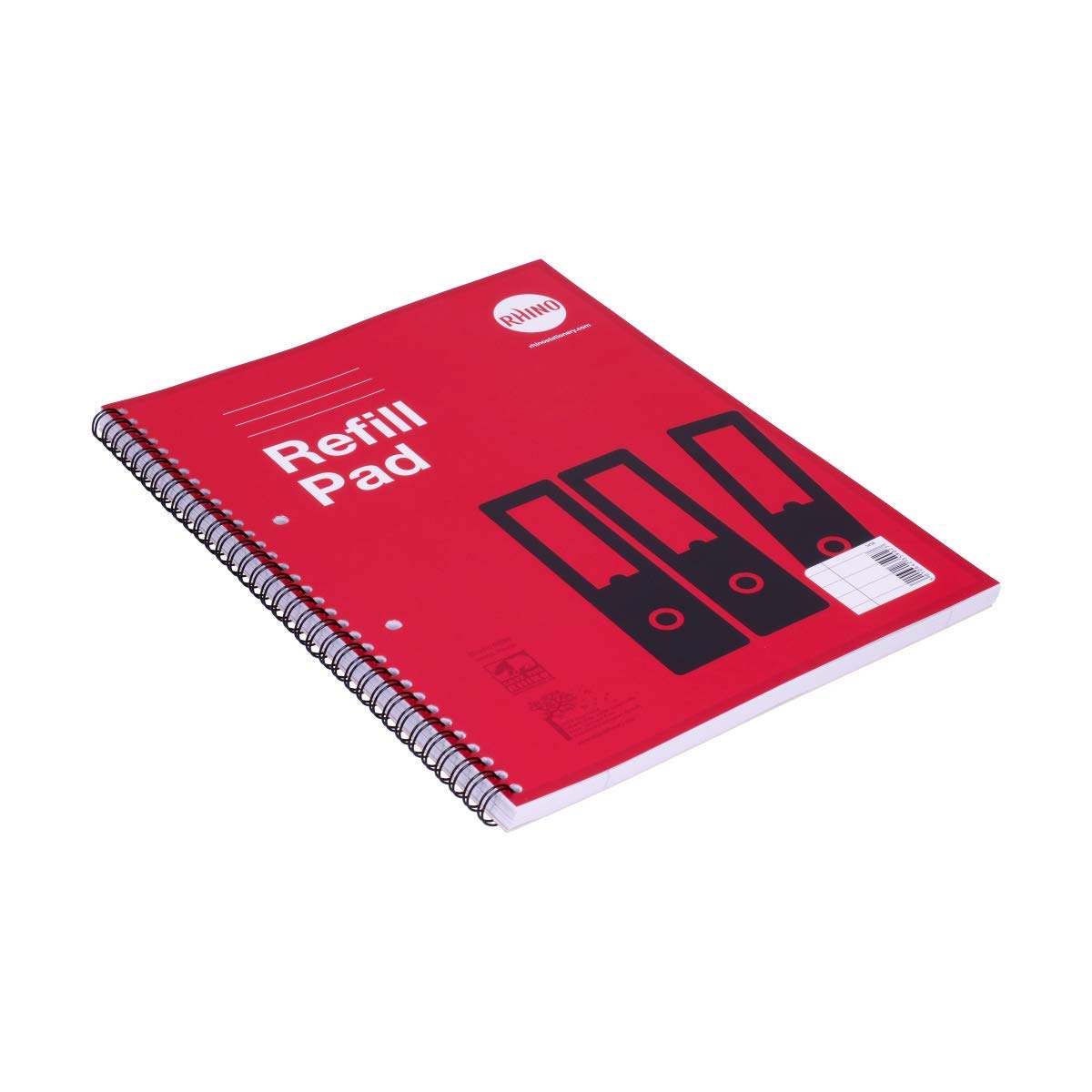 Rhino LL04040 File Paper 8mm Ruled And Margin | 128626 | Notebooks