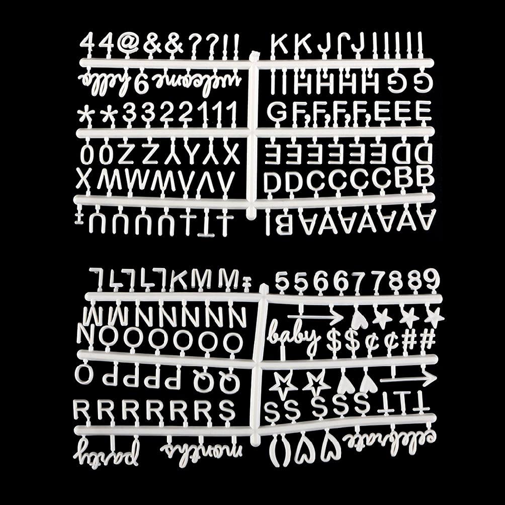 Characters Felt Letter Board - Message Board with Letters & Numbers - Home Decoration Accessory - 3/4 Inch
