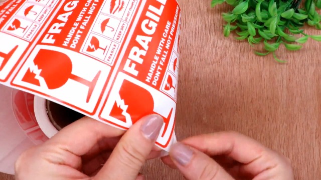 【107】宅配ケアシール 50枚 クラフト sanaラベル 配達員さまへ 取扱注意シール ケアシール お花 44枚 NO.346 : se