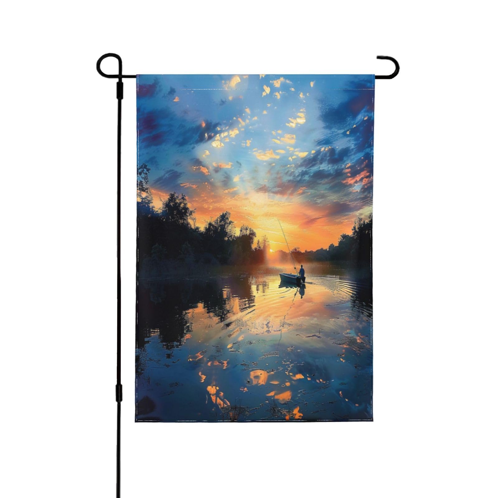 Drapeau de jardin grand format double face polyester extérieur 71x101cm