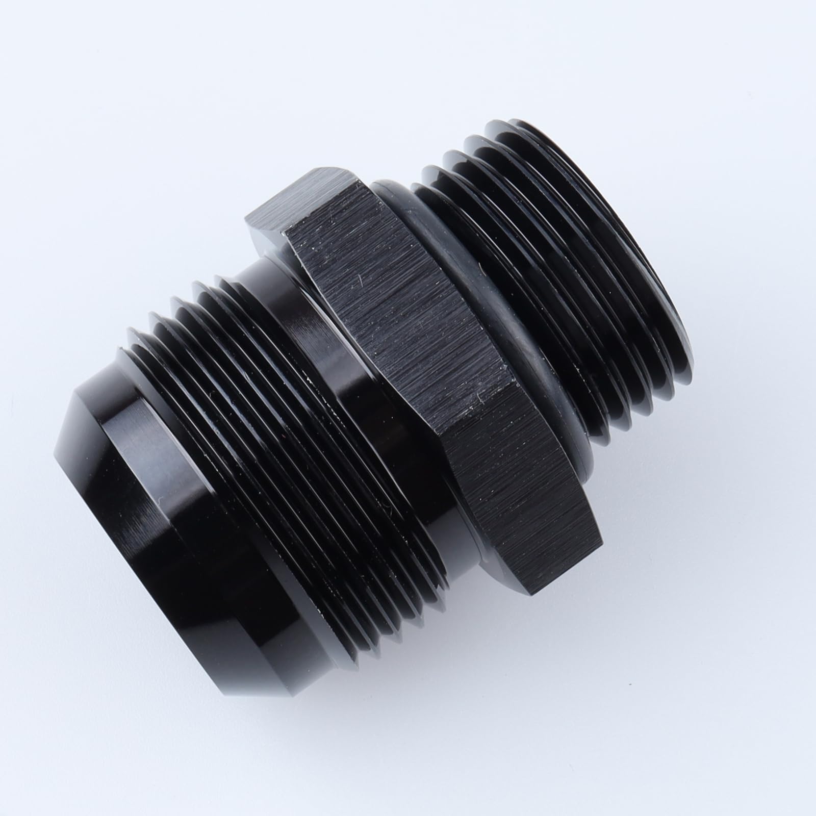 Podavelle 12AN To 8AN Male Flare Reducer Fitting | Aluminum Black Adapter | Pack Of 2 - View #12