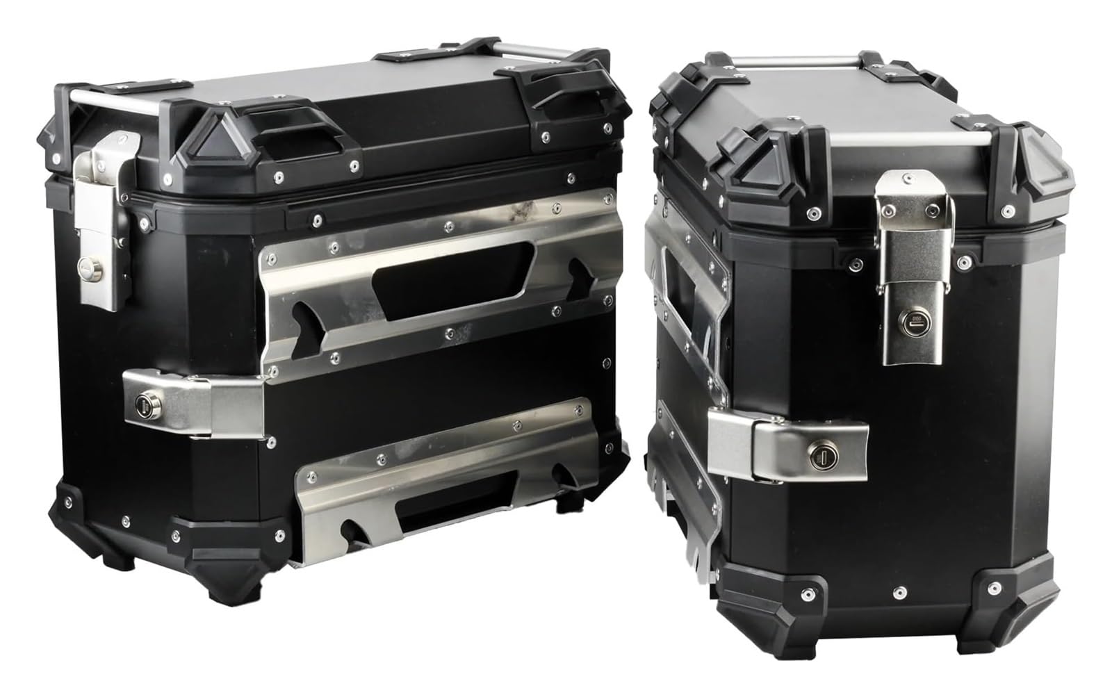 Moto Paraurti Borsa per 38L Universale Moto Laterale Bagagli Bauli Casse Cassetta degli Attrezzi Borsa Portaoggetti da Sella