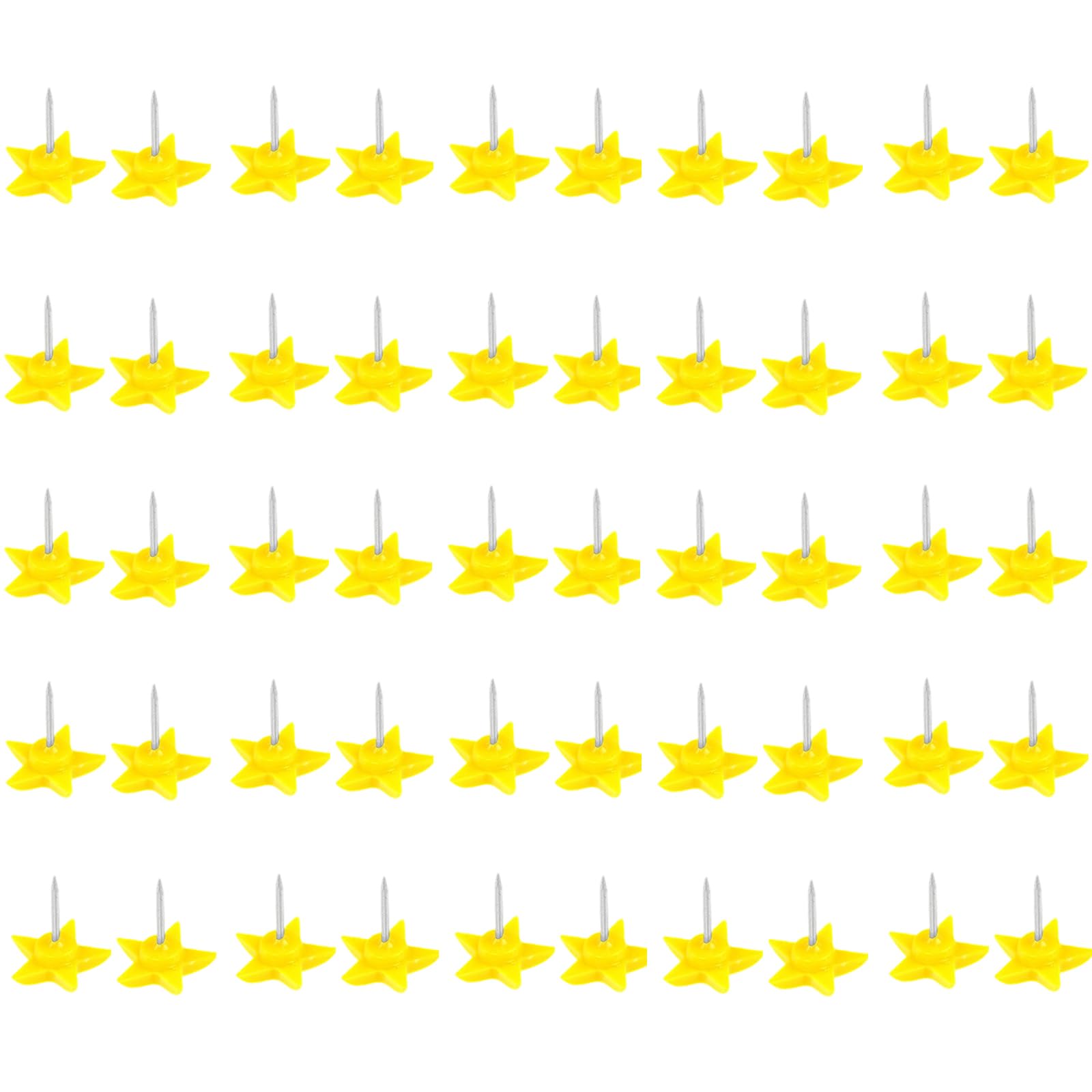 ZWWAAZHF 100Pcs Star Push Pins Decorative Thumbtacks Cork Notice Board Thumb Tacks with Case for Bulletin Boards Star Push Pins for Cork Board