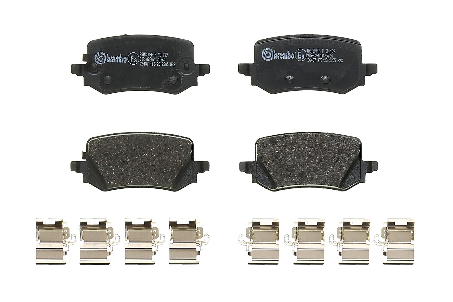 Zestaw Klocków Hamulcowych BREMBO P 30 139 tył