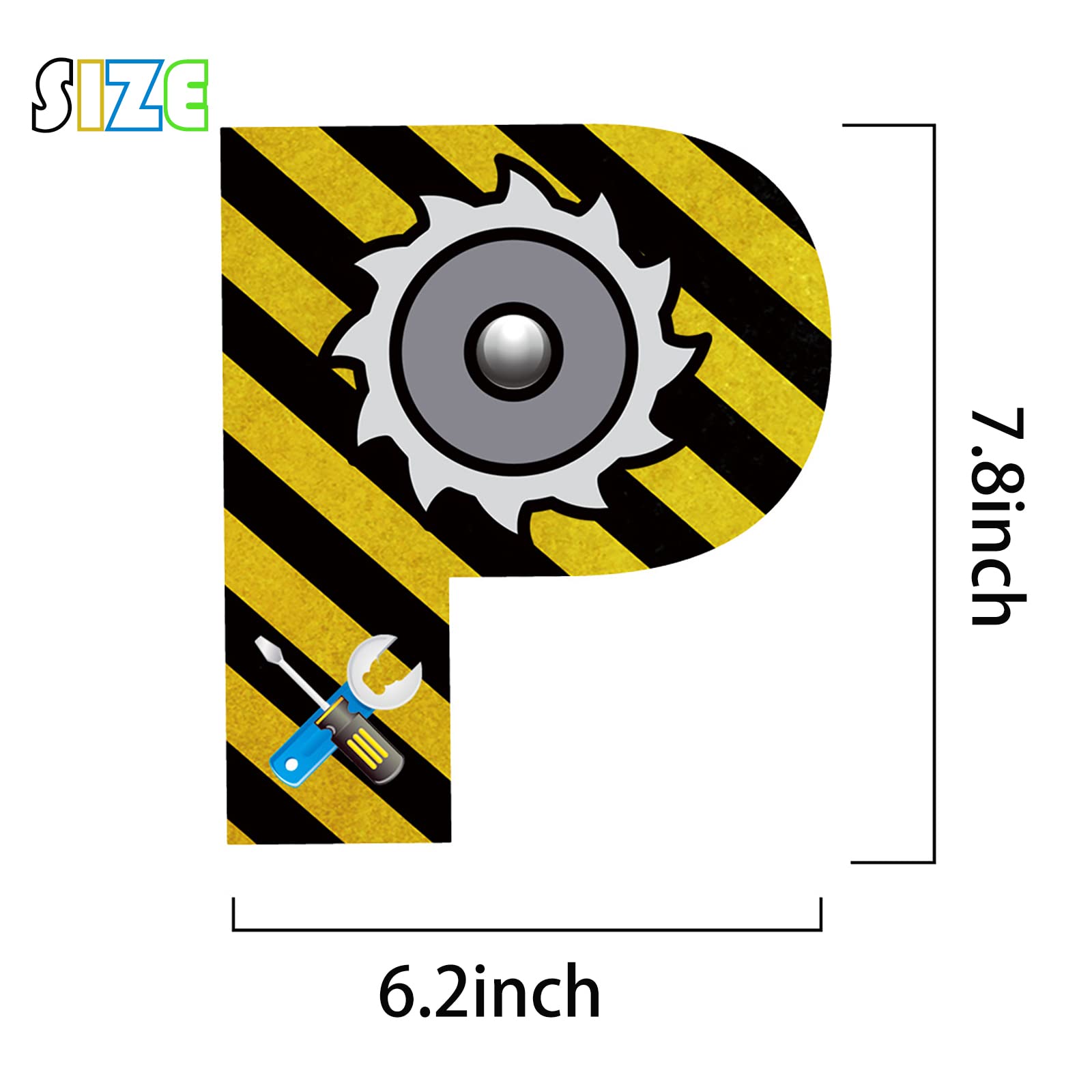Construction Birthday Banner & Decoration Set - DIY Party Banner For Boys, Baby Showers, & Construction Theme Parties - View #10