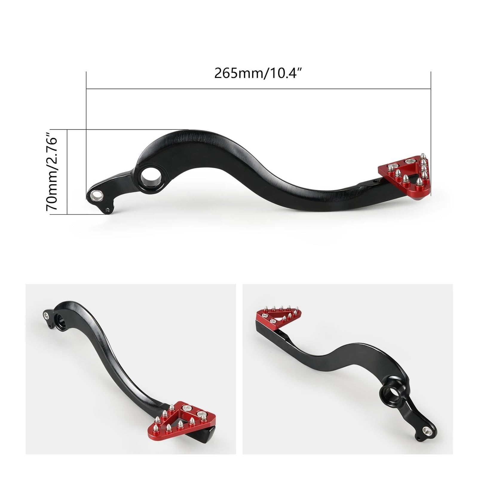 Moto Levier Changement Levier Changement Vitesse Levier Pédale Frein Réglable Forgé Moto pour CRF250R 18-23 CRF450R CRF450RX 17-23 CRF250RX 19-23 Levier Vitesses Shifter Pédale(Kit)