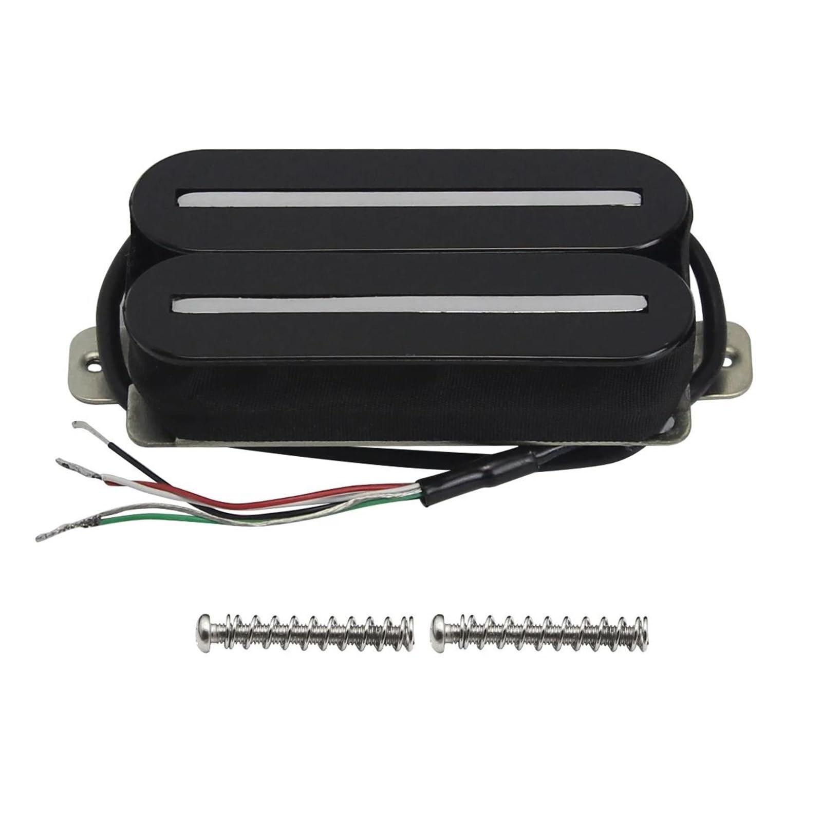 Repuestos Para Pastillas De Guitarra Pastilla De Puente Guitarra Eléctrica Doble Carril Bobina Color Negro | Pastilla de guitarra con imán cerámico de alto rendimiento