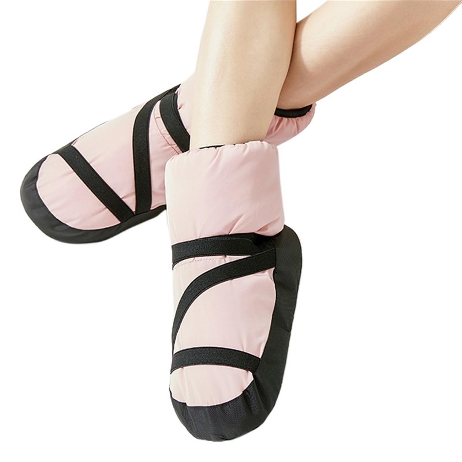 Scaldapiedi Danza Scarpe da Ballo Donna, Stivaletti riscaldati, Invernali, in Cotone, morbide e Antiscivolo, Calde