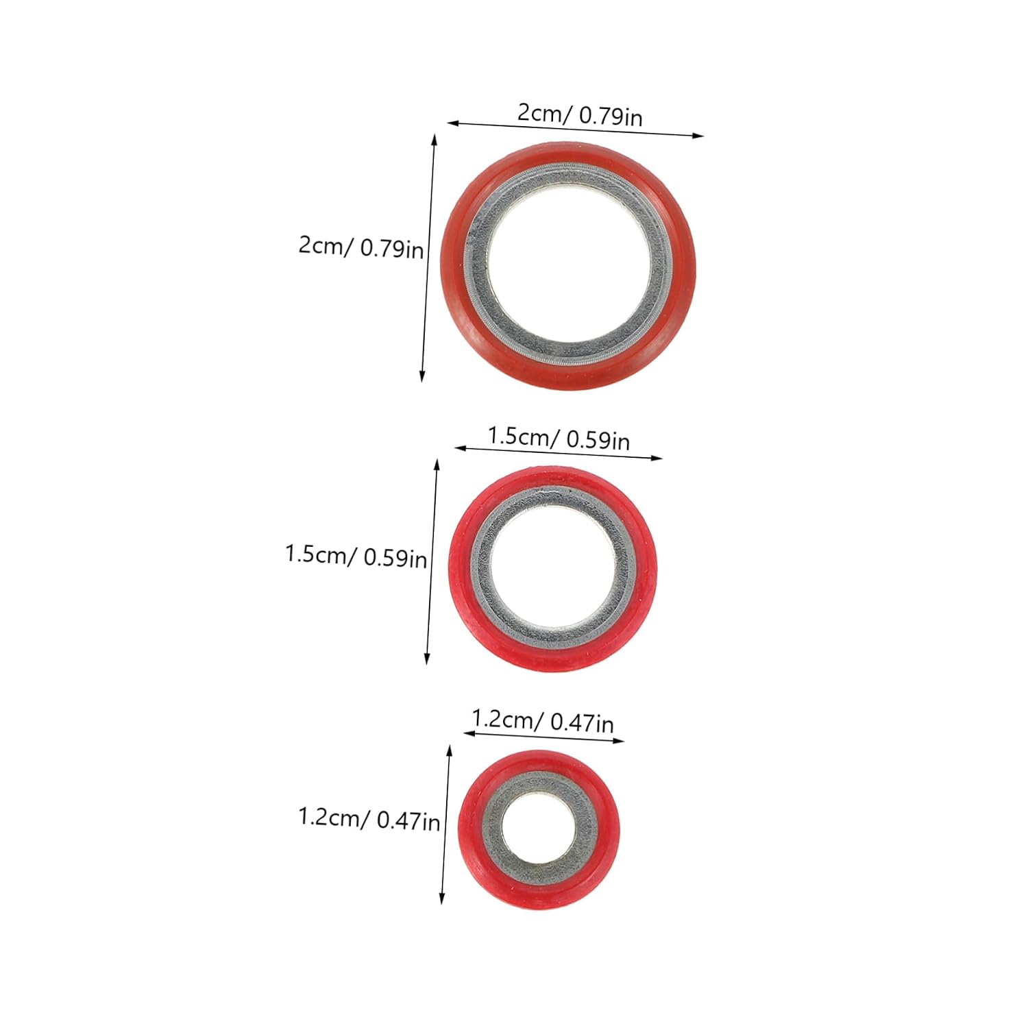 C Gasket Set 30pcs Air Conditioning Compressor Gasket High-Durability Easy Installation Leakproof Sealing