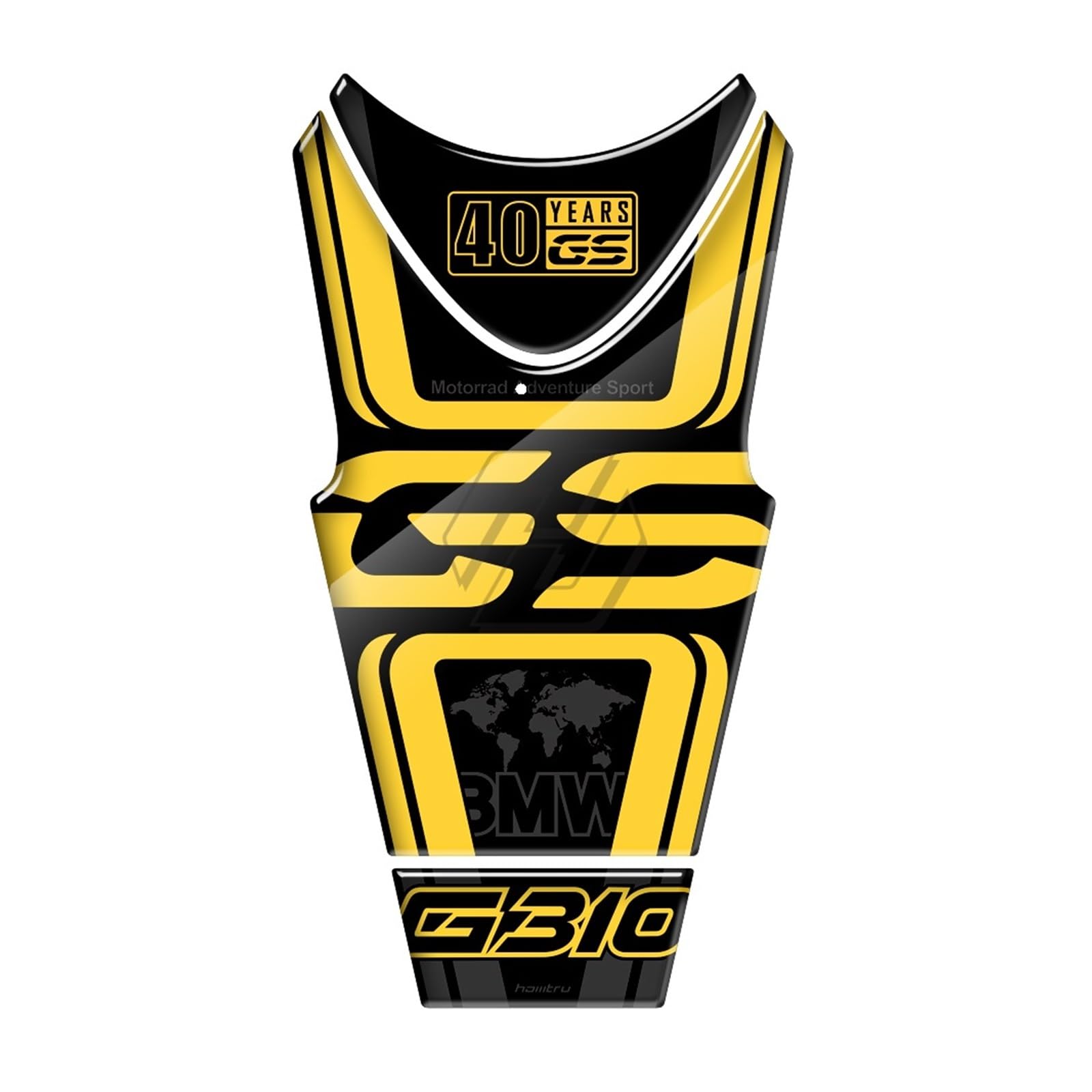 for Motorrad G310GS G310 GS 2018-2021 40 Year Motorcycle Gas Tank Pad Protector Motorbike Tank Sticker Resin Weatherproof Fuel Tanks Pads