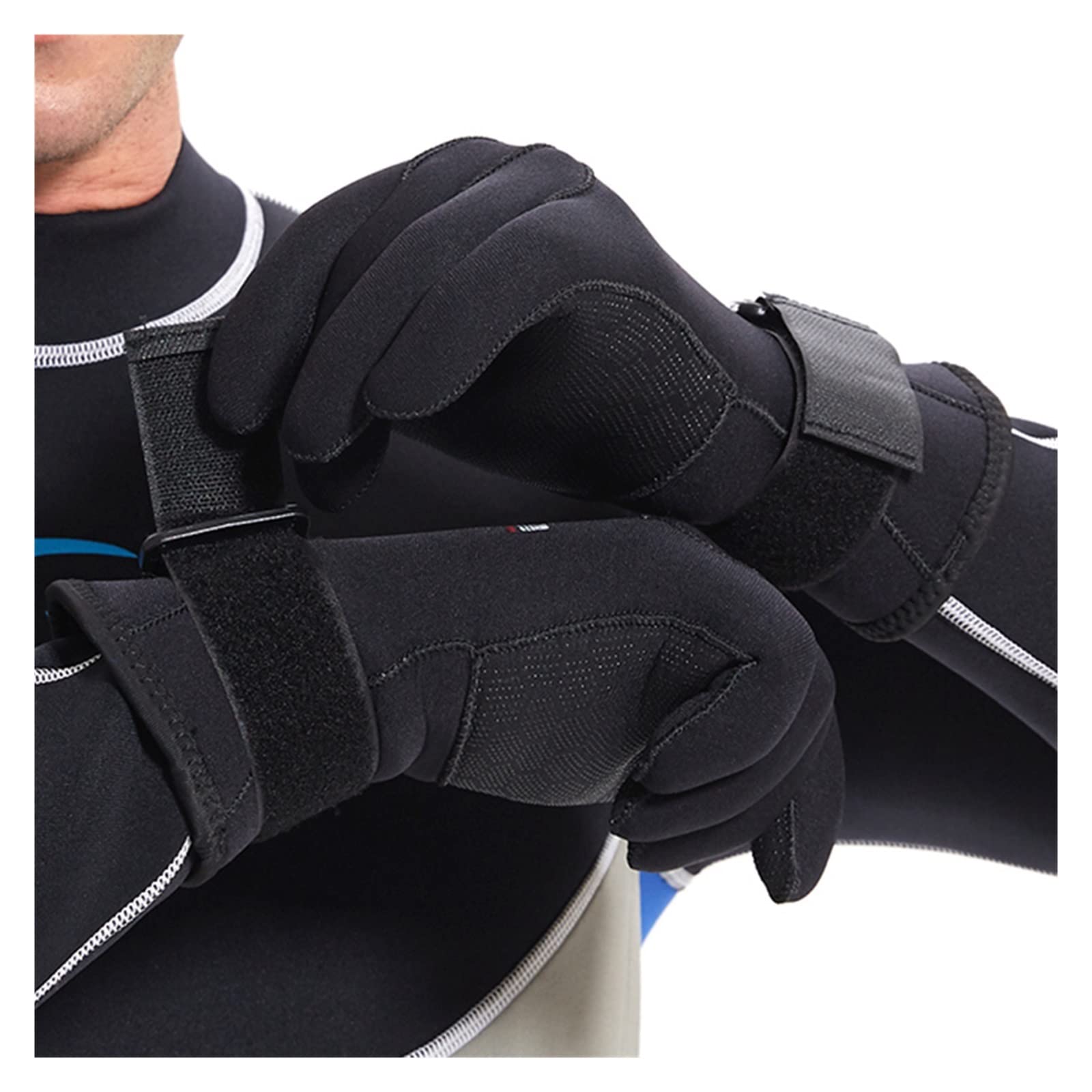 5mm neoprenowe rękawice do nurkowania utrzymuj ciepło do nurkowania z rurką wiosłowanie Surfing kajakarstwo kajakarstwo łowiectwo podwodne pływanie sporty wodne Szerokie Zastosowanie