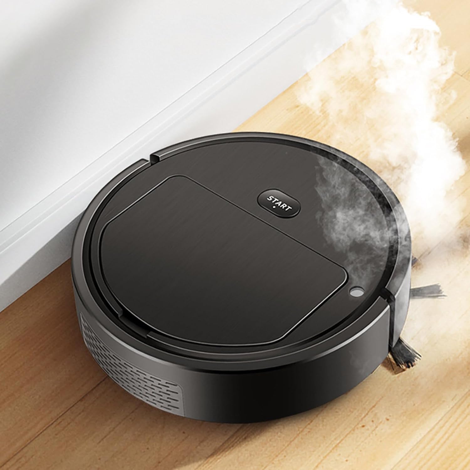 GenericSweeping Robot Vacuum Cleaner with Humidifier Spray, Household Intelligent Robotic Vacuum, 2 in 1 Spray Humidifier Vacuum Cleaner, Suitable for Pet Hair, Hard Floors, Carpets, Ultra Slim Quiet