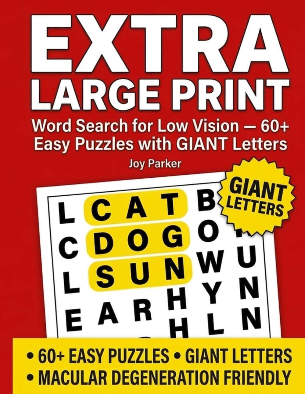 Large Print Word Search: Everyday Words & Nature Themes: Standard/Medium Difficulty Large Print Puzzles for Seniors and Low Vision