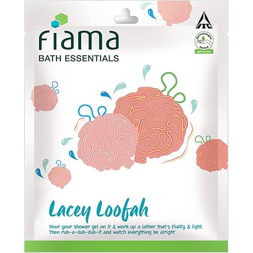 Fiama Lacey Loofah - Soft Exfoliation - 1 Pack