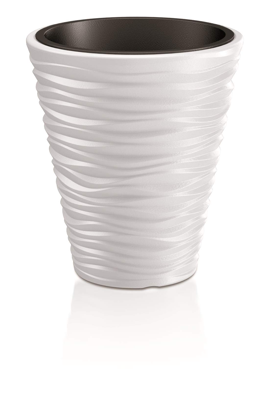 Kasamodern Modern Pot Insert Planter, Medium, White