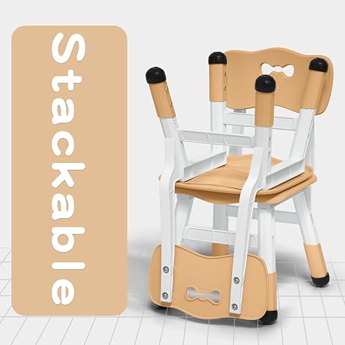 Miniatura 6 de WHY TOYS Sillas Ajustables para Niños de Interior con 3 Niveles de Ajuste Adecuadas para Niños de 2 a 6 Años. Capacidad Máxima de Carga 220 LBS