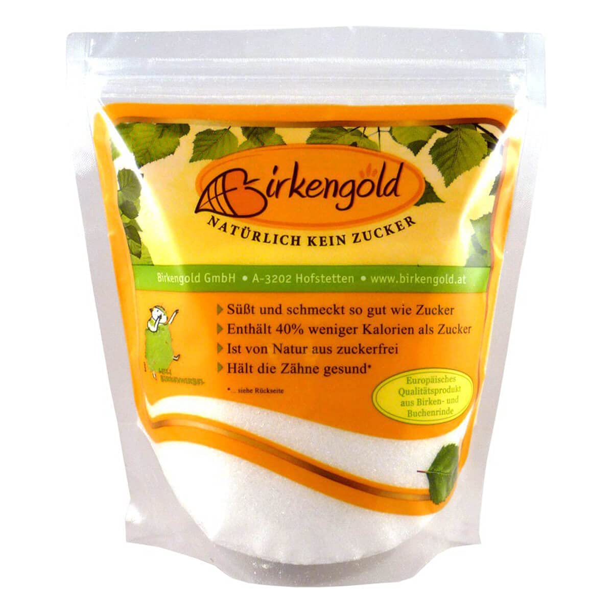 Birkengold - Birkenzucker Beutel - 0,5 kg - 6er Pack