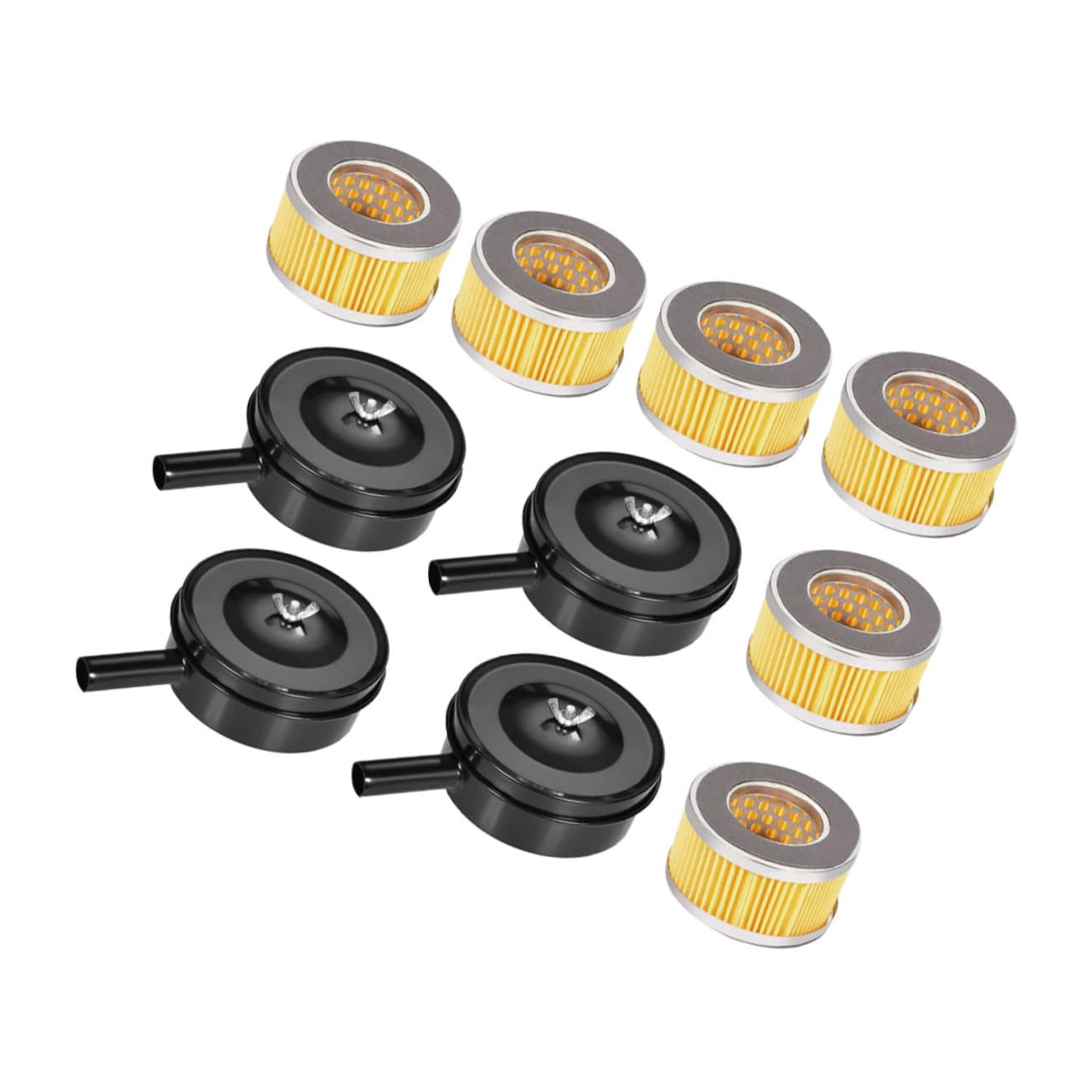 ULTECHNOVO 20piezas Silenciador De Compresor De Aire Para Piston y Tornillo Accesorios De Reducción De Ruido Filtro De Aire Para Instalación Fácil
