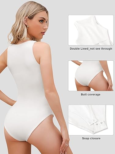 Miniatura 5 de Body sexy para mujer con cuello halter, body de moda sin mangas, paquete de camisetas sin mangas