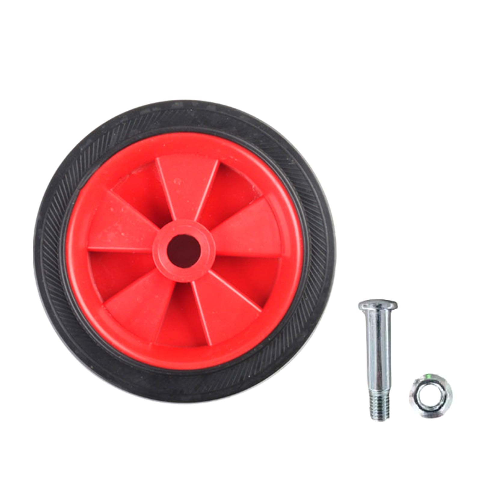 Apglsxy 5 Inches Quiet Rolling Vibrations Resistant Replacement Wheel Suitable For Air Compressors Heavy Duty Casters 5Inch / 6Inch Oil Less Machine Casters Wheel