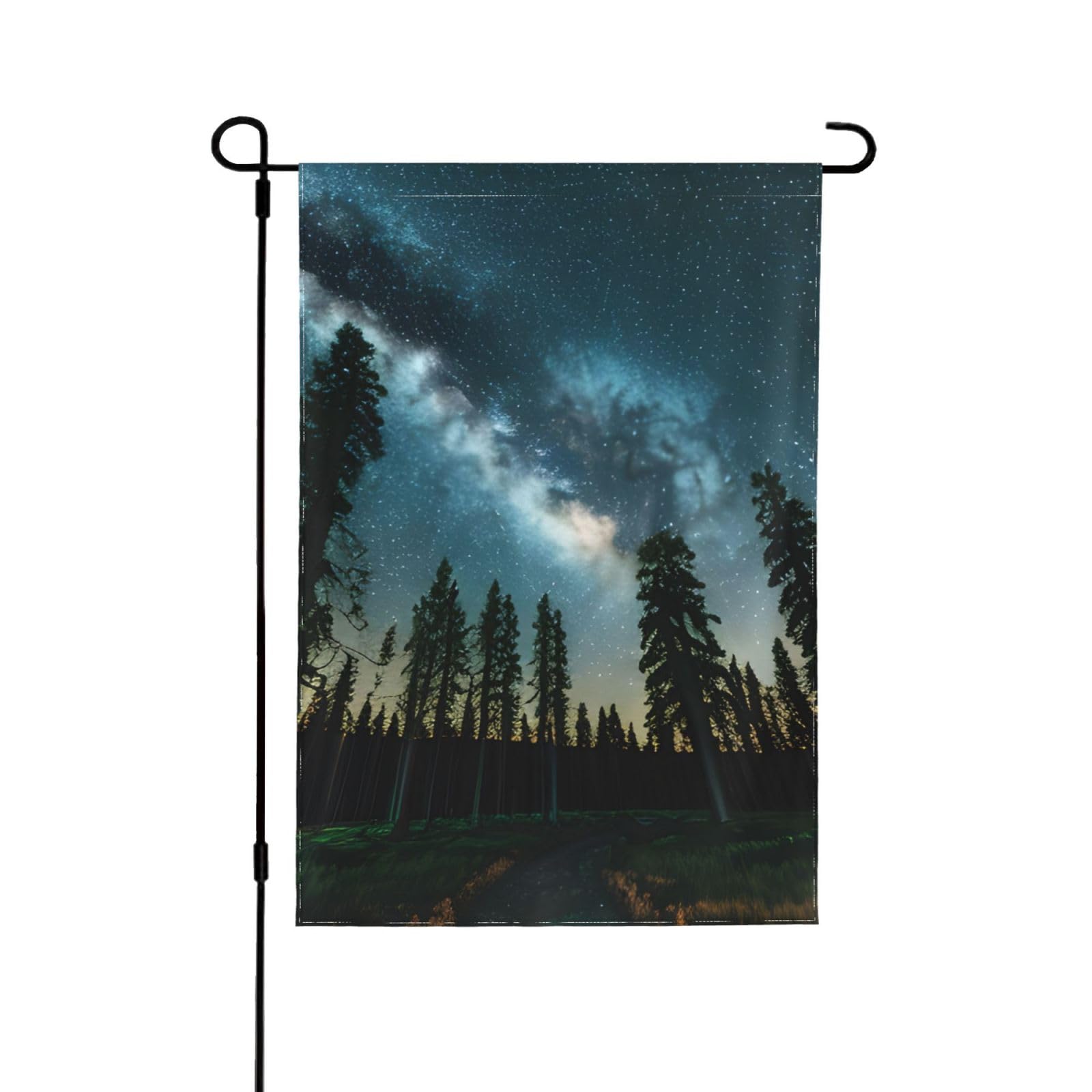 Drapeaux décoratifs ciel nocturne pour jardin extérieur toutes saisons