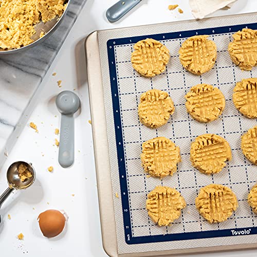 Image of Tovolo Pro-Grade Silicone Cookie Mat W /Grid For Baking, Food And Meal Prep, Cooking And More