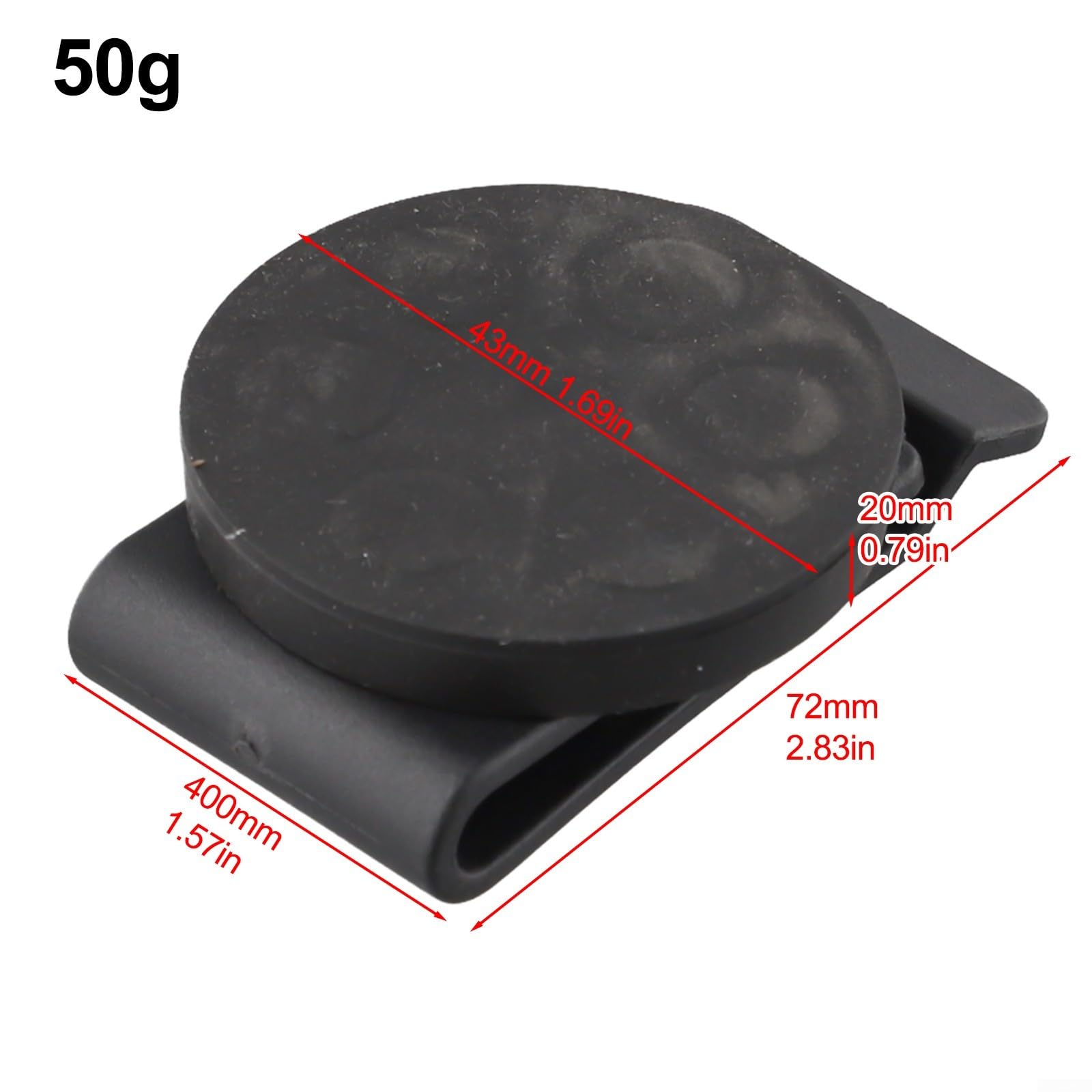 Clip magnético para cinturón para sujetar llaves y destornilladores durante el trabajo (43 mm)