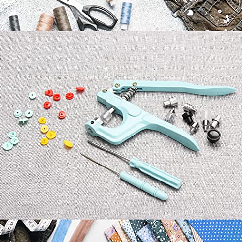 Lynda Plastic And Metal Snap Buttons With Snaps Pliers Set,300 Sets Plastic And Metal Snap Buttons For Sewing And Crafting (Green) #TOP6