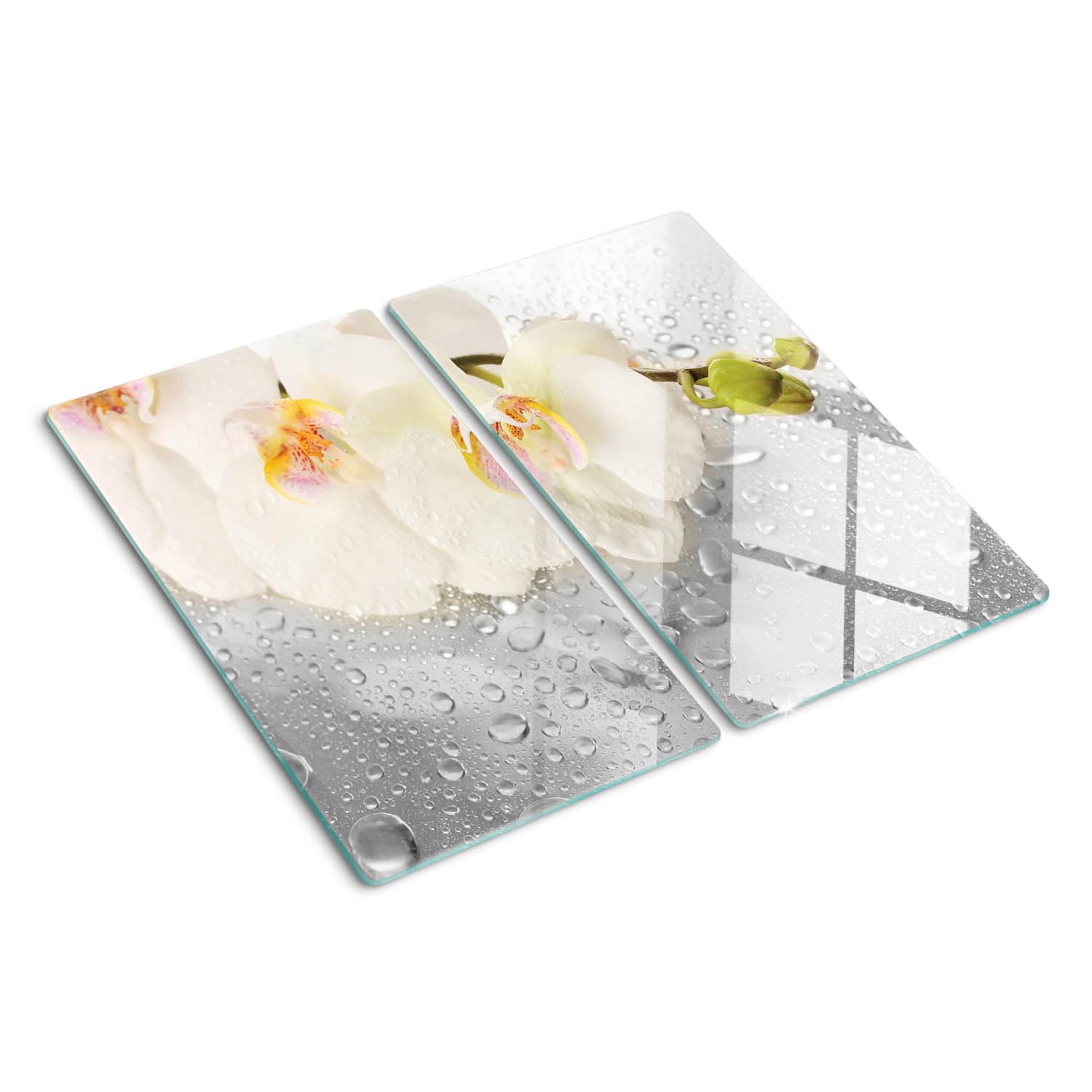 Planche en verre décorative et résistante pour cuisiner et protéger votre table de salon