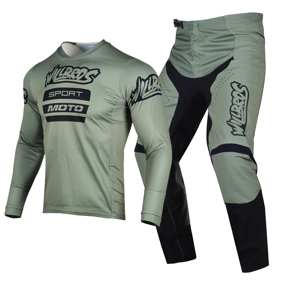MX Motocross Jersey Hose Combo Dirt Bike Reiten Schutz Moto Gear Set Erwachsener