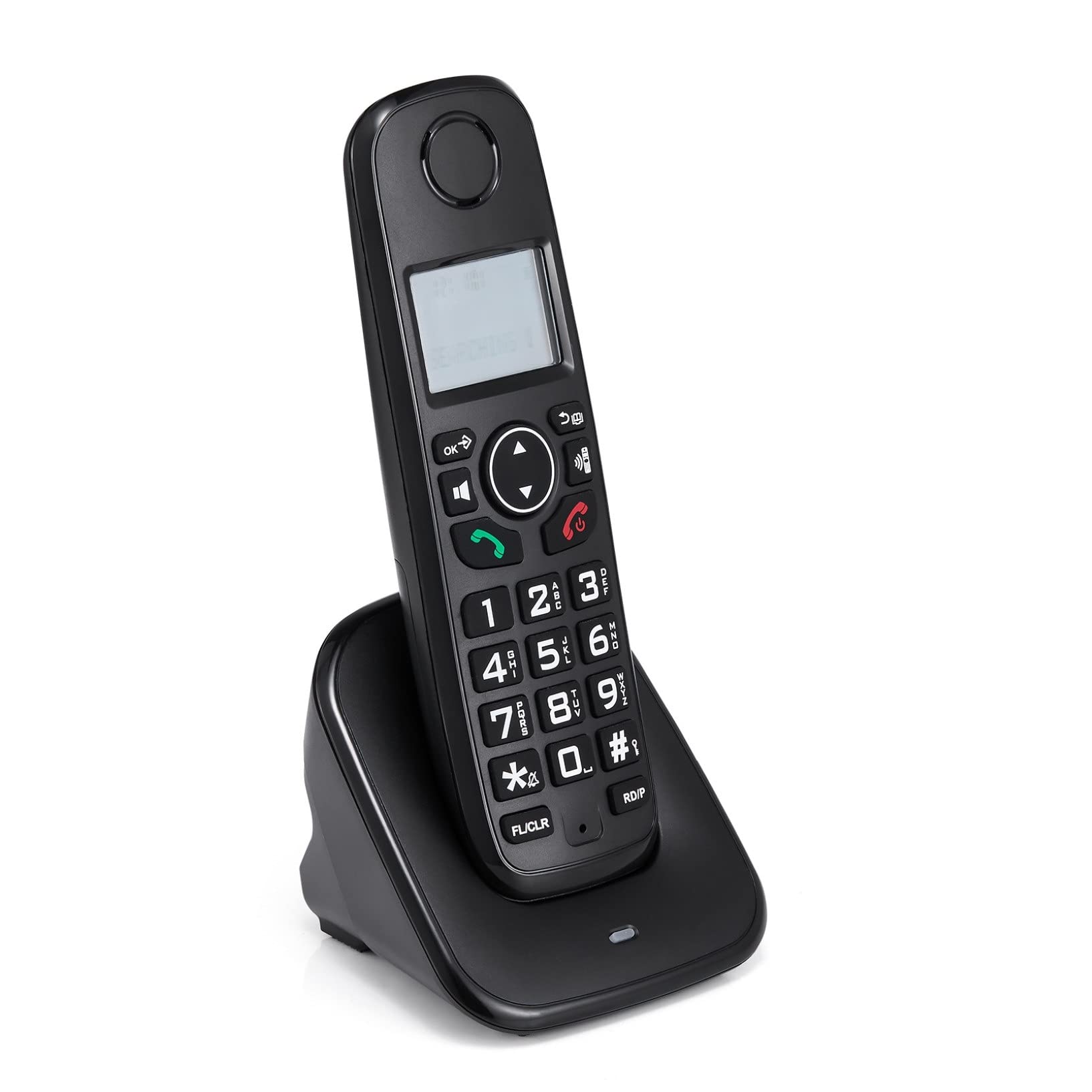Segreteria Telefonica Cordless Compatta con ID Chiamante E Display Ad Alto Contrasto Lunga Autonomia in Standby 180 Ore per La Casa