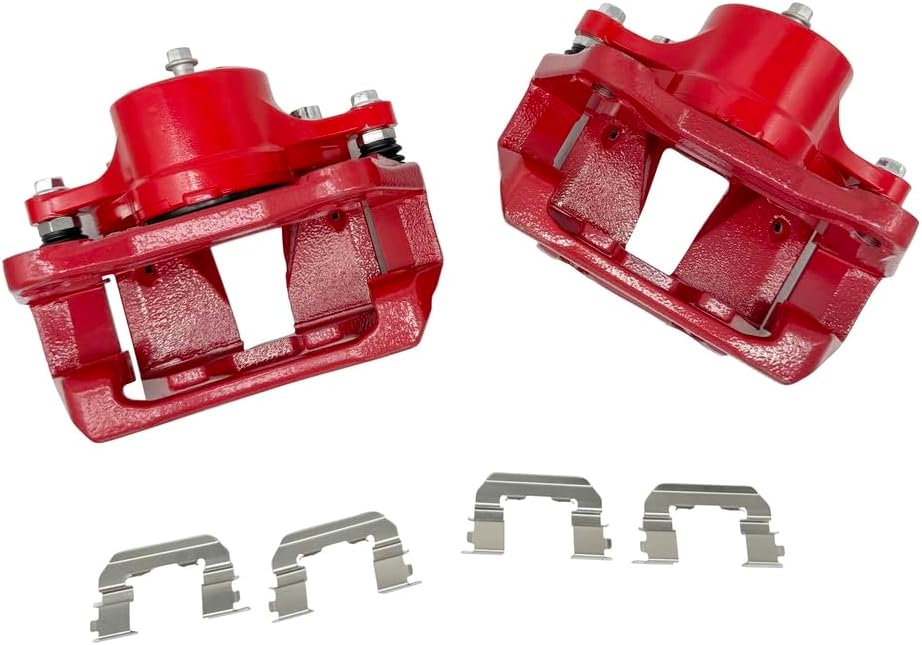 19B6460 19B6461 Front Disc Brake Caliper with Bracket for 2011-2014 Hyundai Sonata, Hybrid LX, Hybrid EX 2.4L Left & right side Disc Brake Caliper