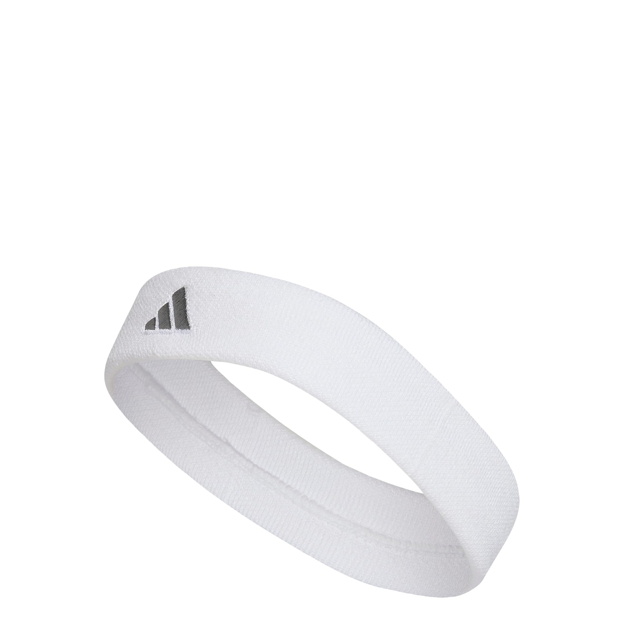 adidas Unisex Tennis Headband Hairband, white/iron met., M-L