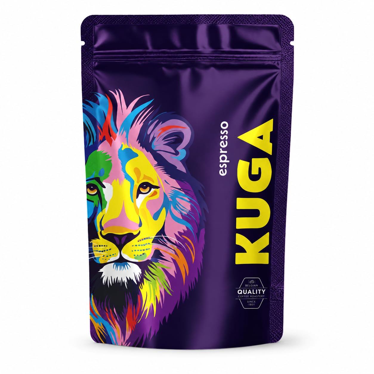 UMBRELLA KUGA Espresso in grani 1 kg, chicchi interi, tostatura lenta belga, 30% Arabica & 70% Robusta, cioccolato-nocciola, intenso, basso in acidità, per macchina automatica, espresso & moka