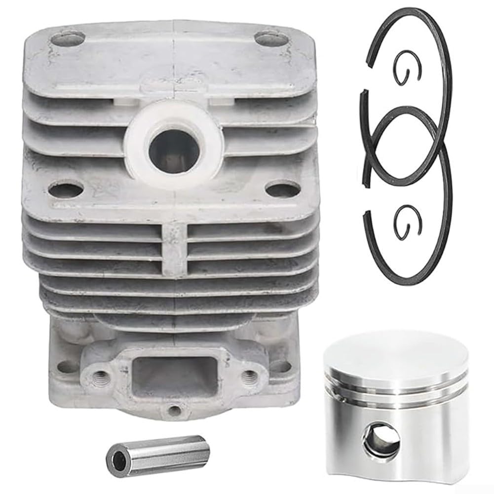 Zilimontt - Kit pistone cilindro da 40 mm per motosega Oleo Mac 740 440BP per EFCO 8400 8405 per Stark 40 per Emak Dynamac, Kit di ricambio guarnizioni cilindro pistone per motosega