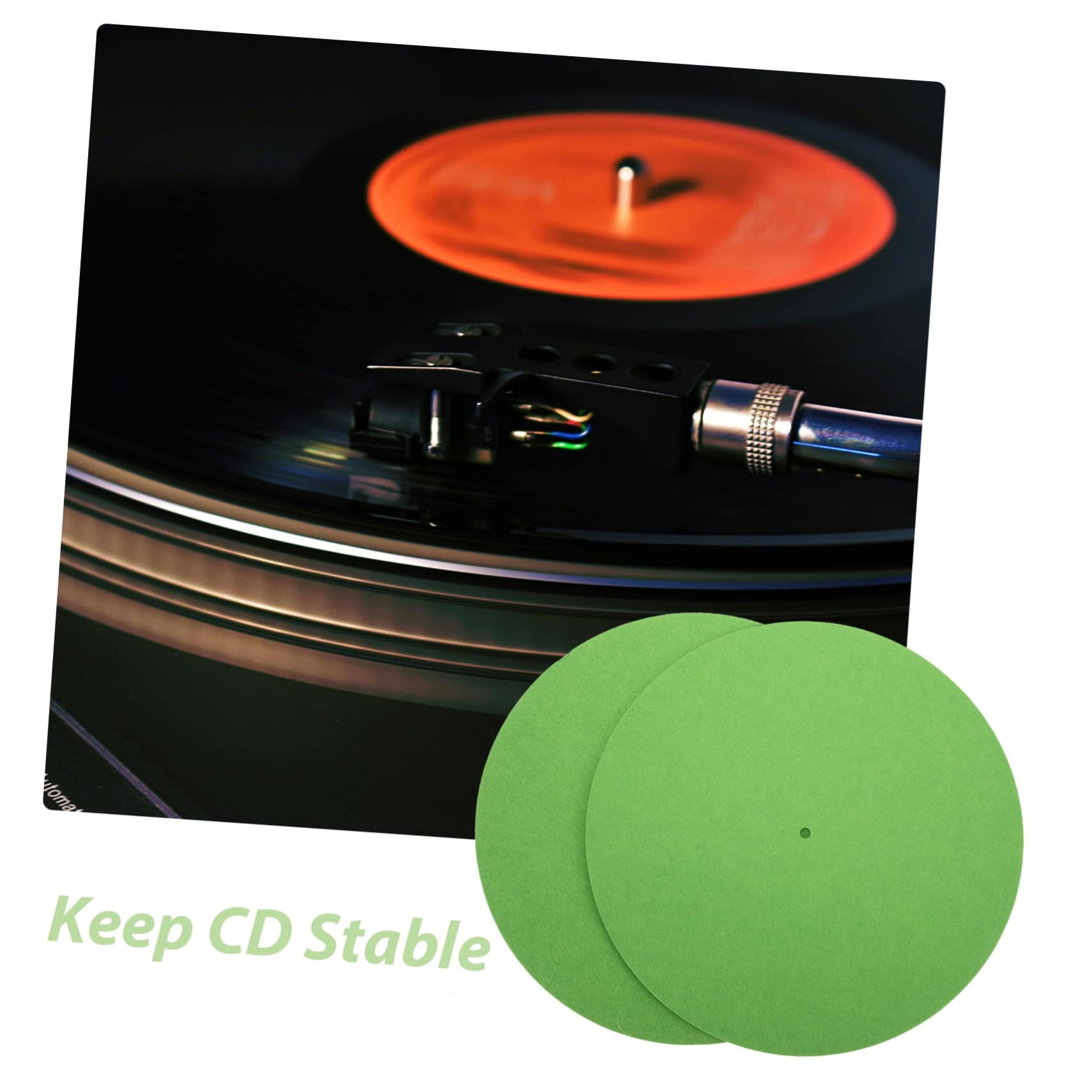 UPKOCH 10 Uds Tapete Para Accesorios Para Tocadiscos Tapete Para Disco Para El Hogar Almohadilla Para Tocadiscos Almohadilla Para Reproductor De De Vinilo Alfombrilla