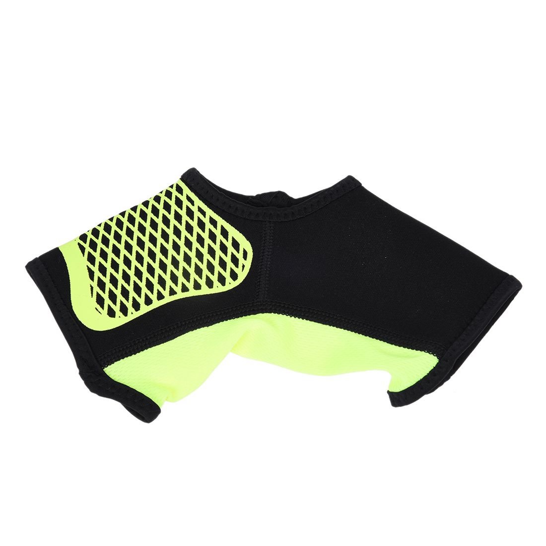 Bloepum 1PCS Sports Ankle Support Ankle Pads Elastic Brace Guard Foot Ankles Protector Wrap for Bicycle Football Taekwondo Basketball(Fluorescent Green M)