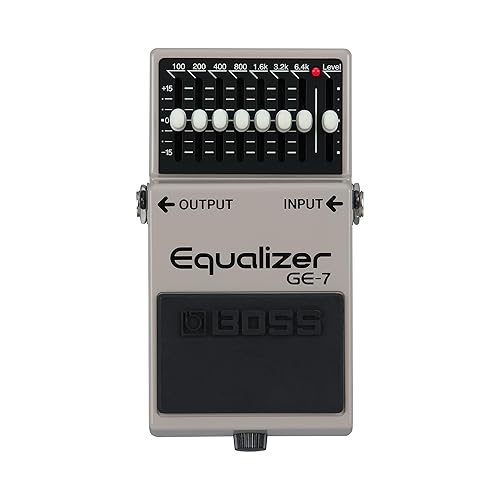 BOSS GE-7 Equalizer | Pédale compacte d'égalisation graphique | Conçue