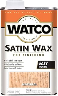 Rust-Oleum 67041 Watco Satin Finishing Wax, 1 Qt