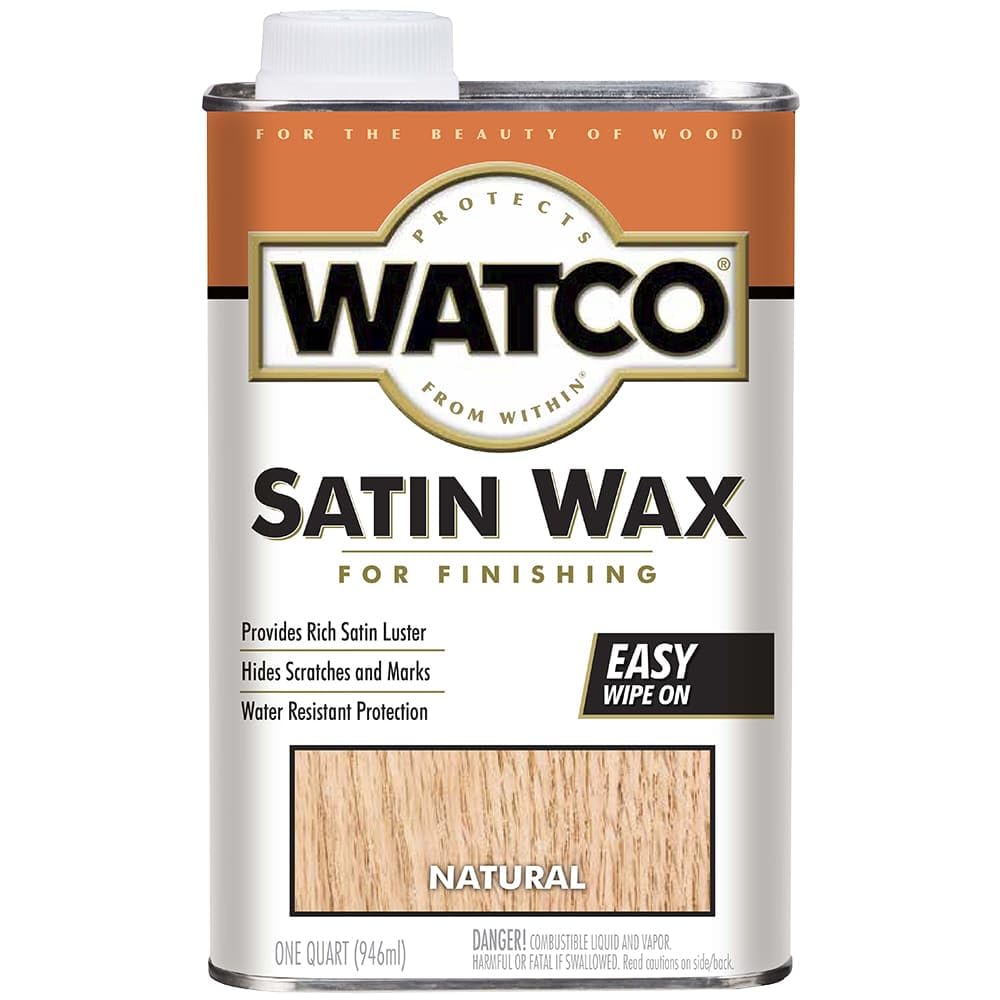 Amazon.com: Rust-Oleum 67041 Watco Satin Finishing Wax, 1 Qt