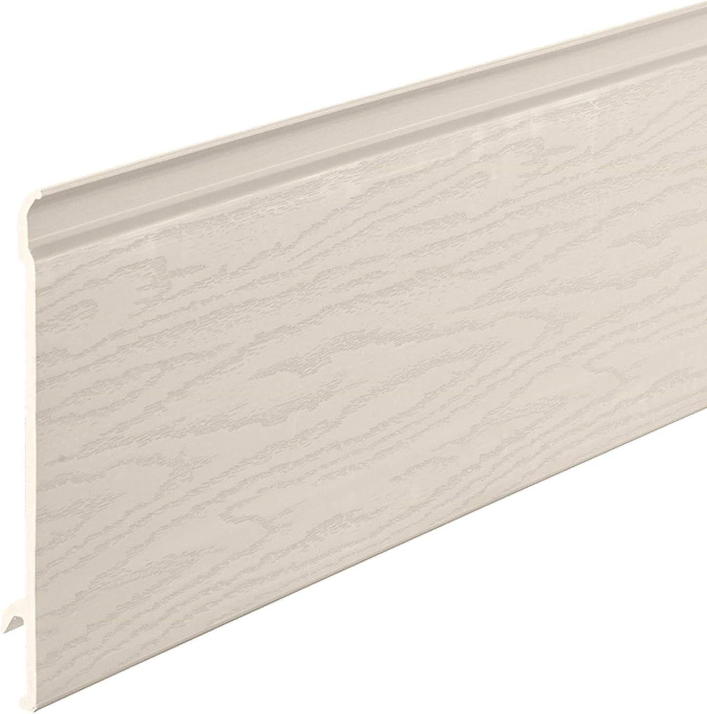 Oyster White Coastline Shiplap Cladding Composite Board Grained Texture with Fire Retardant