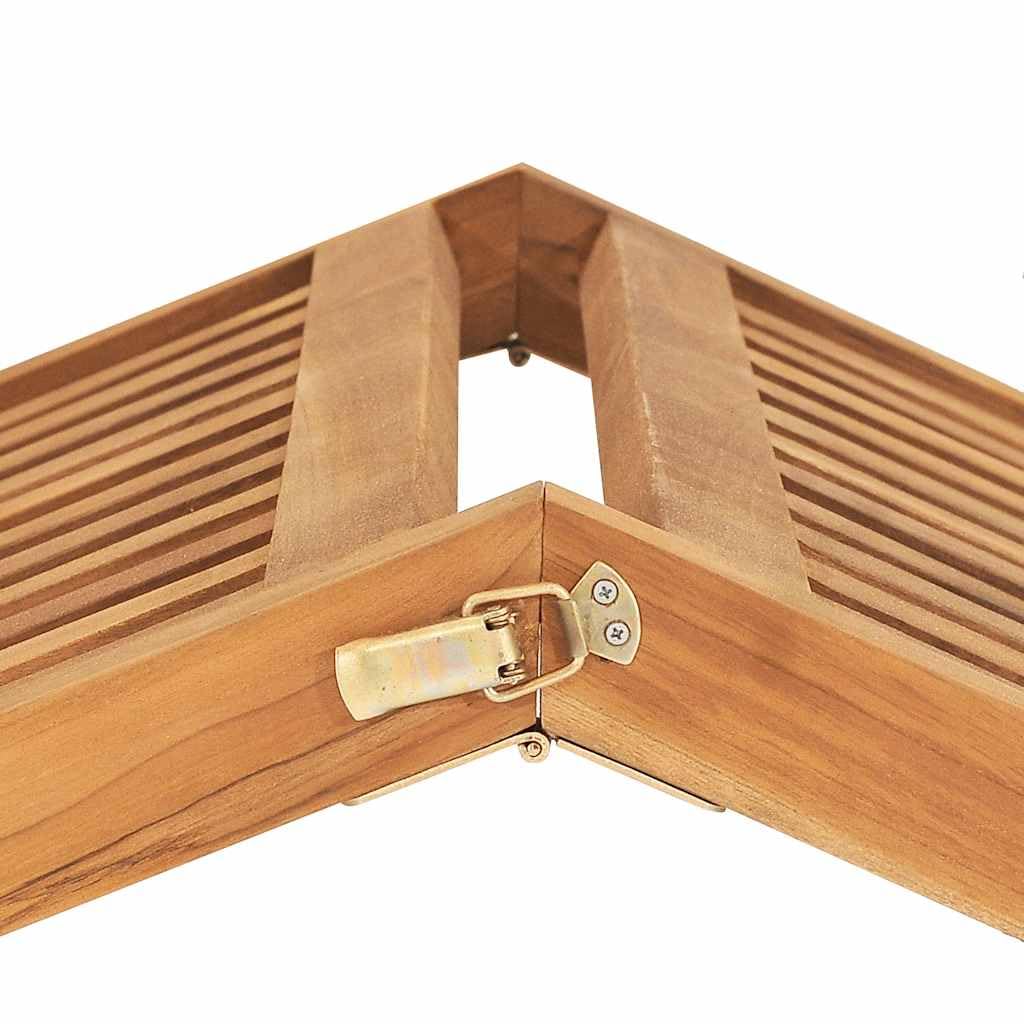 Klappbare Sonnenliege aus Teakholz für Garten, Terrasse und Poolbereich – komfortabel, massiv und platzsparend zusammenfaltbar