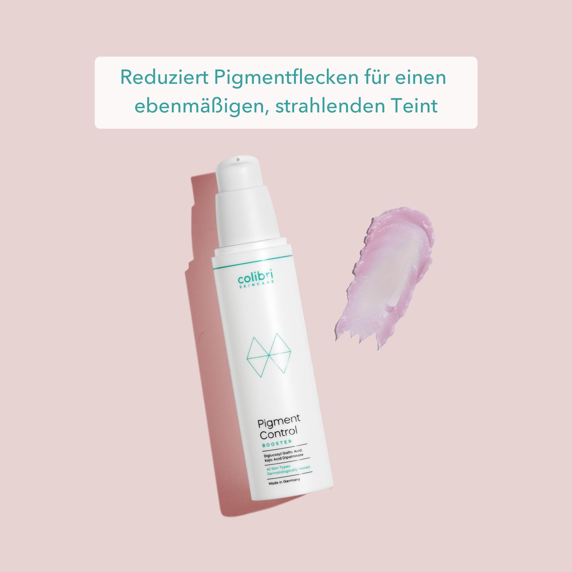 colibri skincare Pigment Control Booster 50ml – Pigmentflecken Entferner Gesicht – Effektive Creme gegen Pigmentflecken und dunkle Flecken im Gesicht