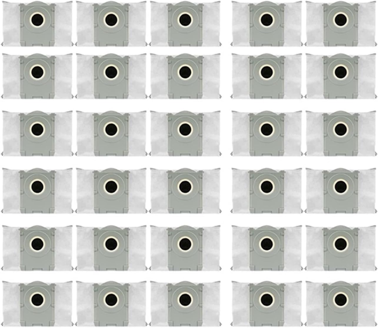 Compatible for ECOVACS X8 Pro Omni /T50Pro Omni /T80 Pro /X9Pro Omni/Yeedi S14 Plus Robot Vacuum Cleaner Replacement Dust Garbage Bag(30pcs)